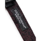 Dolce & Gabbana Black Silk Bowty