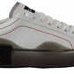 Dolce & Gabbana White Leather Portofino Sneakers Shoes