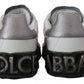 Dolce & Gabbana White Leather Portofino Sneakers Shoes