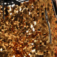 Dolce & Gabbana Metallic Gold DG Logo Sequined Jogger Pants
