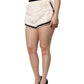 Dolce & Gabbana White Faux Fur High Waisted Hot Pants Short