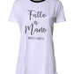 Dolce & Gabbana White Printed Round Neck Top Cotton T-shirt