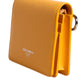 Dolce & Gabbana Yellow Leather Bifold Card Holder Crossbody Bag