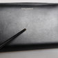 Dolce & Gabbana Black Blue Exotic Leather Embossed Continental Wallet