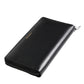 Dolce & Gabbana Black Blue Exotic Leather Embossed Continental Wallet