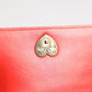 Dolce & Gabbana Red Leather Quilted Devotion Crossbody Phone Cover Bag