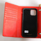 Dolce & Gabbana Red Leather Quilted Devotion Crossbody Phone Cover Bag