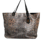 Dolce & Gabbana Brown Leopard BEATRICE Leather Logo Plaque Tote Bag