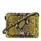 Dolce & Gabbana Green Exotic Leather DG Plaque Crossbody Clutch Bag