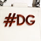 Dolce & Gabbana White Leather #DG BEATRICE Top Handle Tote Bag