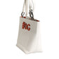 Dolce & Gabbana White Leather #DG BEATRICE Top Handle Tote Bag