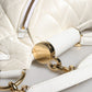Dolce & Gabbana White Quilted Logo Plaque Belt Waist Fanny Pack Bag