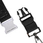 Dolce & Gabbana Black Stretch Polyester Rubberised DG Logo Keychain