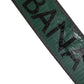 Dolce & Gabbana Green Black Classic Metal Logo Buckle Belt