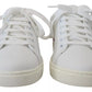 Dolce & Gabbana White Classic Sneakers Women Leather Shoes