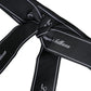 Dolce & Gabbana Black Waist Ribbon Wide Bow Logo Belt