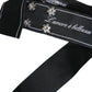 Dolce & Gabbana Black Waist Ribbon Wide Bow Logo Belt