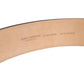 Dolce & Gabbana Brown Leather Waist Gold Metal Buckle Belt