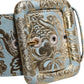Dolce & Gabbana Multicolor Floral Jacquard Wide Waist Belt