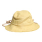 Dolce & Gabbana Yellow Cotton Wide Brim Bucket