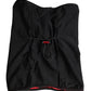 Dolce & Gabbana Black Nylon Knitted Neck Warmer Balaclava Scarf