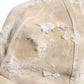Dolce & Gabbana Beige Tattered Cotton 6 Panels Baseball Cap