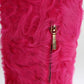 Dolce & Gabbana Elegant Pink Lambskin Fur Boots