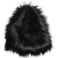 Dolce & Gabbana Black Acrylic Fur Womens Bucket Hat