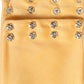 Dolce & Gabbana Yellow Nylon Stretch Women Neck Warmer Scarf