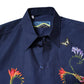 Dolce & Gabbana Blue Rabbit Print Long Sleeve Shirt