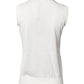 Dolce & Gabbana White Silk Round Neck Sleeveless Tank Top