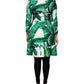 Dolce & Gabbana Multicolor Leaf Print Embellished Trenchcoat Jacket