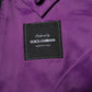 Dolce & Gabbana Purple Double Breasted Men Suit Coat Blazer