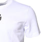 Dolce & Gabbana White Cotton DG Embroidery Crew Neck T-shirt