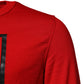 Dolce & Gabbana Red Eye Print Crew Neck Men Pullover Sweater