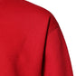 Dolce & Gabbana Red Embossed Logo Cotton Crew Neck Sweater