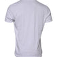 Dolce & Gabbana White Cotton Logo Patch Crew Neck T-shirt