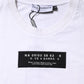 Dolce & Gabbana White Cotton Logo Patch Crew Neck T-shirt