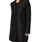 Dolce & Gabbana Black Single Breasted Trench Coat Jacket