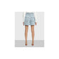Balmain Blue Cotton Short