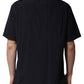 Dolce & Gabbana Dark Blue Cotton Short Sleeves Casual Shirt