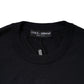 Dolce & Gabbana Black Cashmere Crew Neck Sweatshirt Sweater