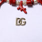 Dolce & Gabbana White Embellished Cotton Crew Neck T-shirt