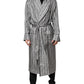 Dolce & Gabbana Multicolor Floral Robe Coat Wrap Jacket
