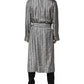 Dolce & Gabbana Multicolor Floral Robe Coat Wrap Jacket