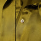Dolce & Gabbana Green Ascot Collar Long Sleeves Blouse Top