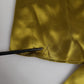 Dolce & Gabbana Green Ascot Collar Long Sleeves Blouse Top