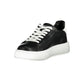 Blauer Black Leather Women Sneaker