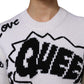 Dolce & Gabbana White Wool Knit Crew Neck Pullover Sweater