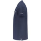 Trussardi Blue Cotton Men Polo Shirt